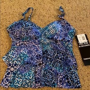 Trimshaper Swim Suit Top NWT